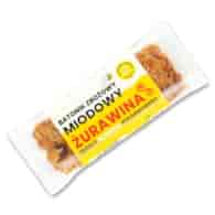 Baton zbożowy miodowy z żurawiną 45g